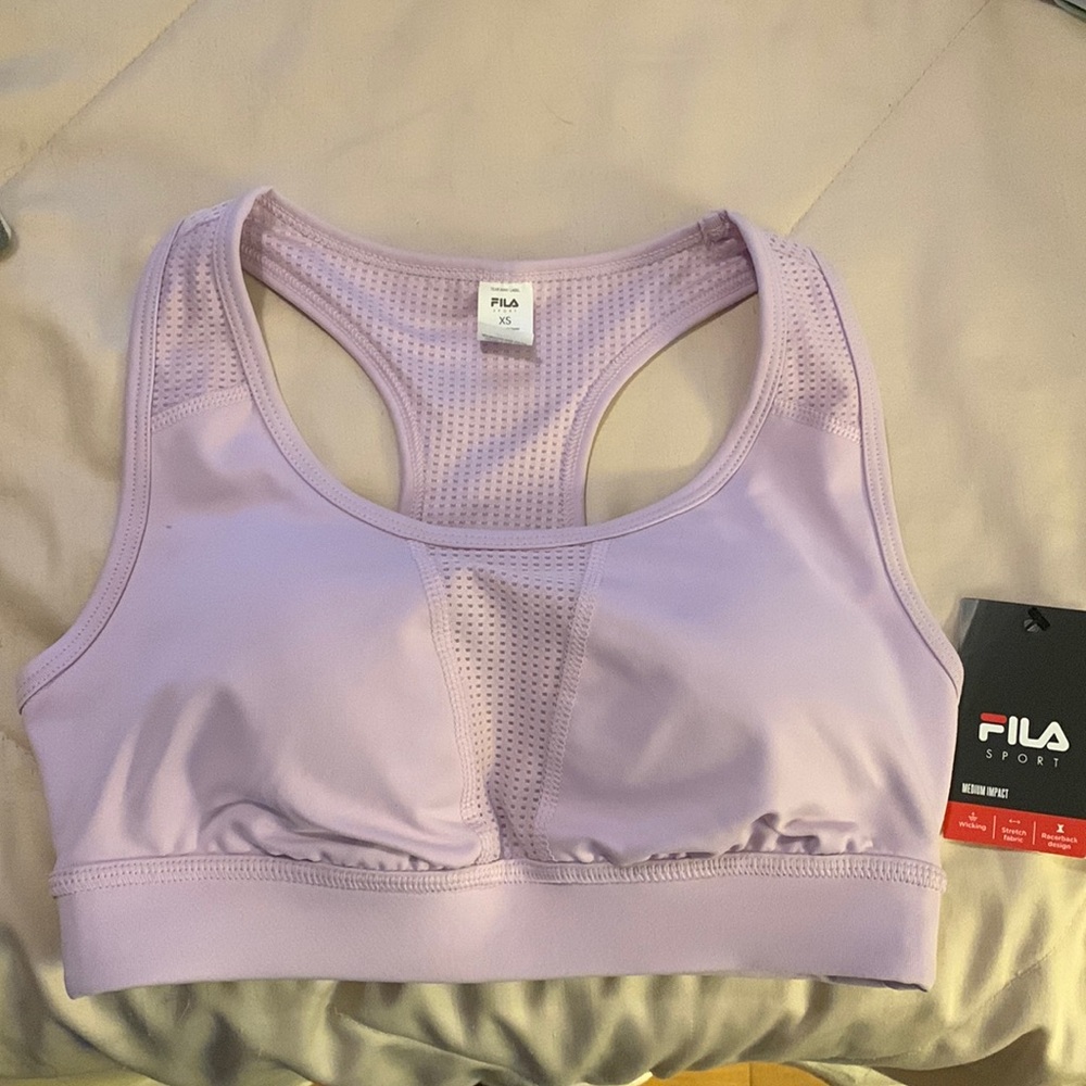 FILA SPORT Bra NWT XS (Lavender Jane)